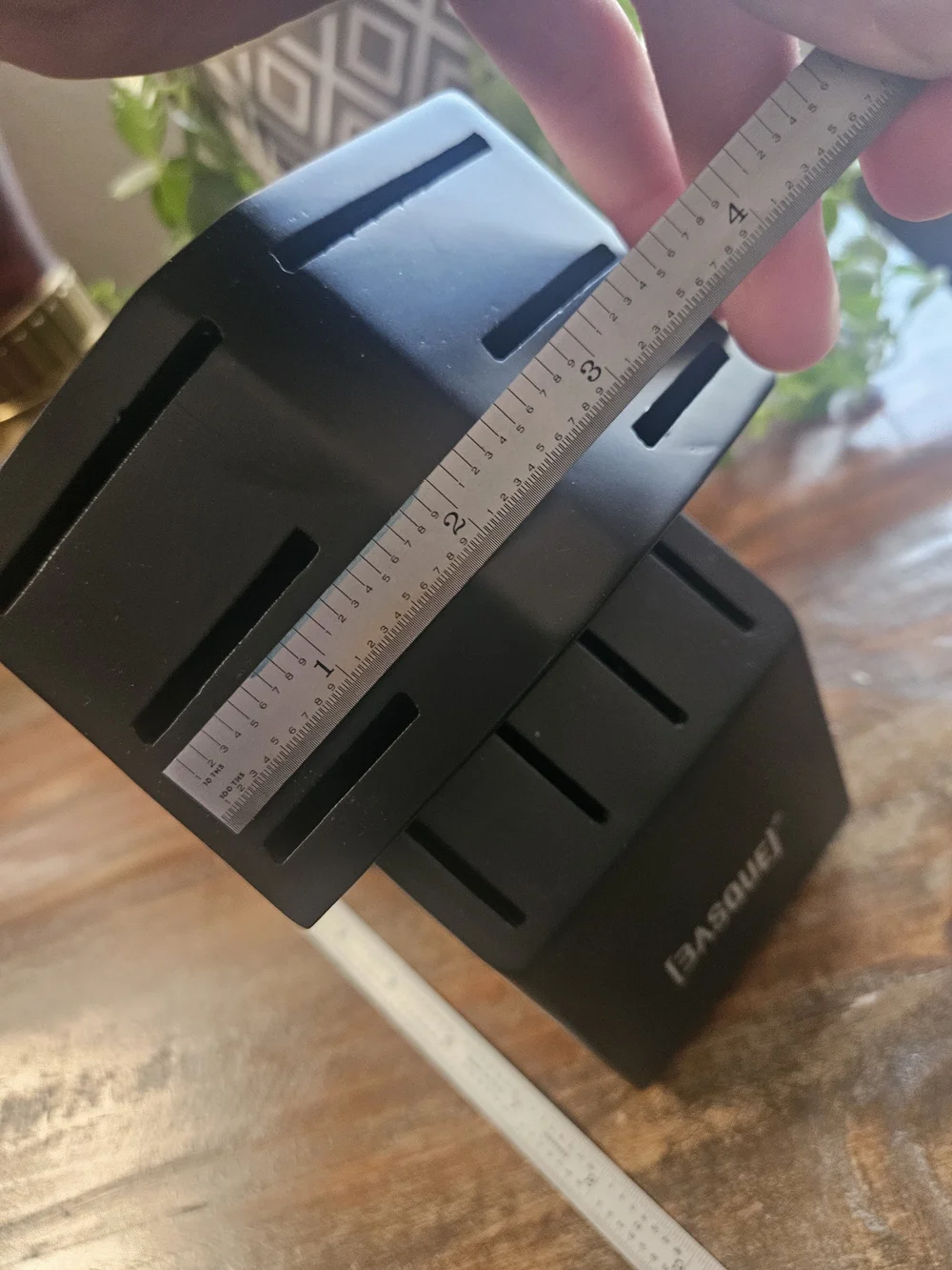 BASQUE MATTE BLACK SERIES •10 SLOT KNIFE BLOCK•
